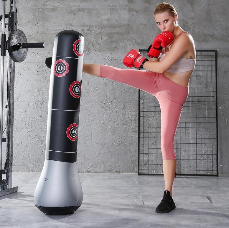 Inflatable, standing punching bag Boxing MMA Karate