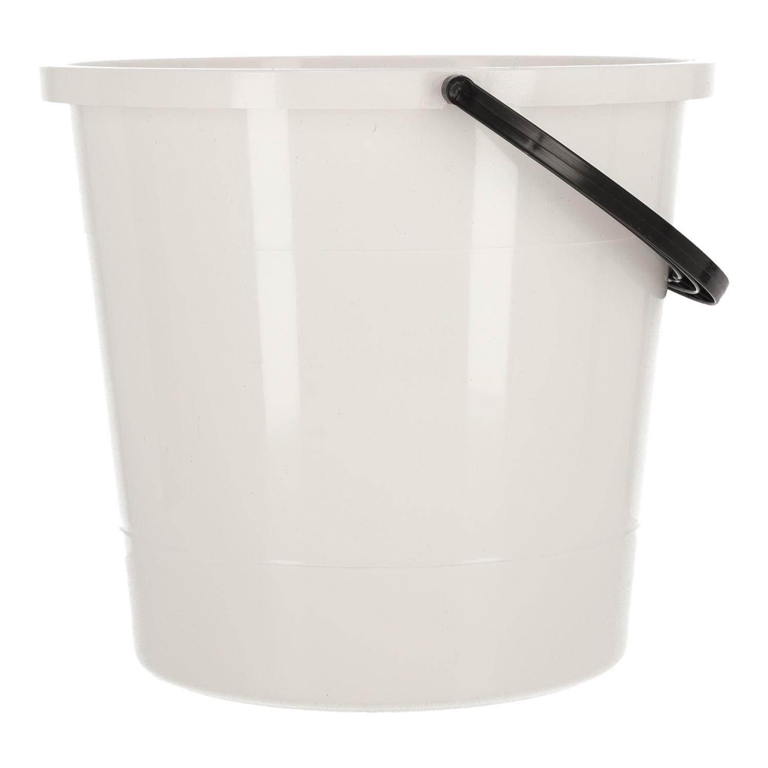 Bucket 10L, POLISH PRODUCT - white