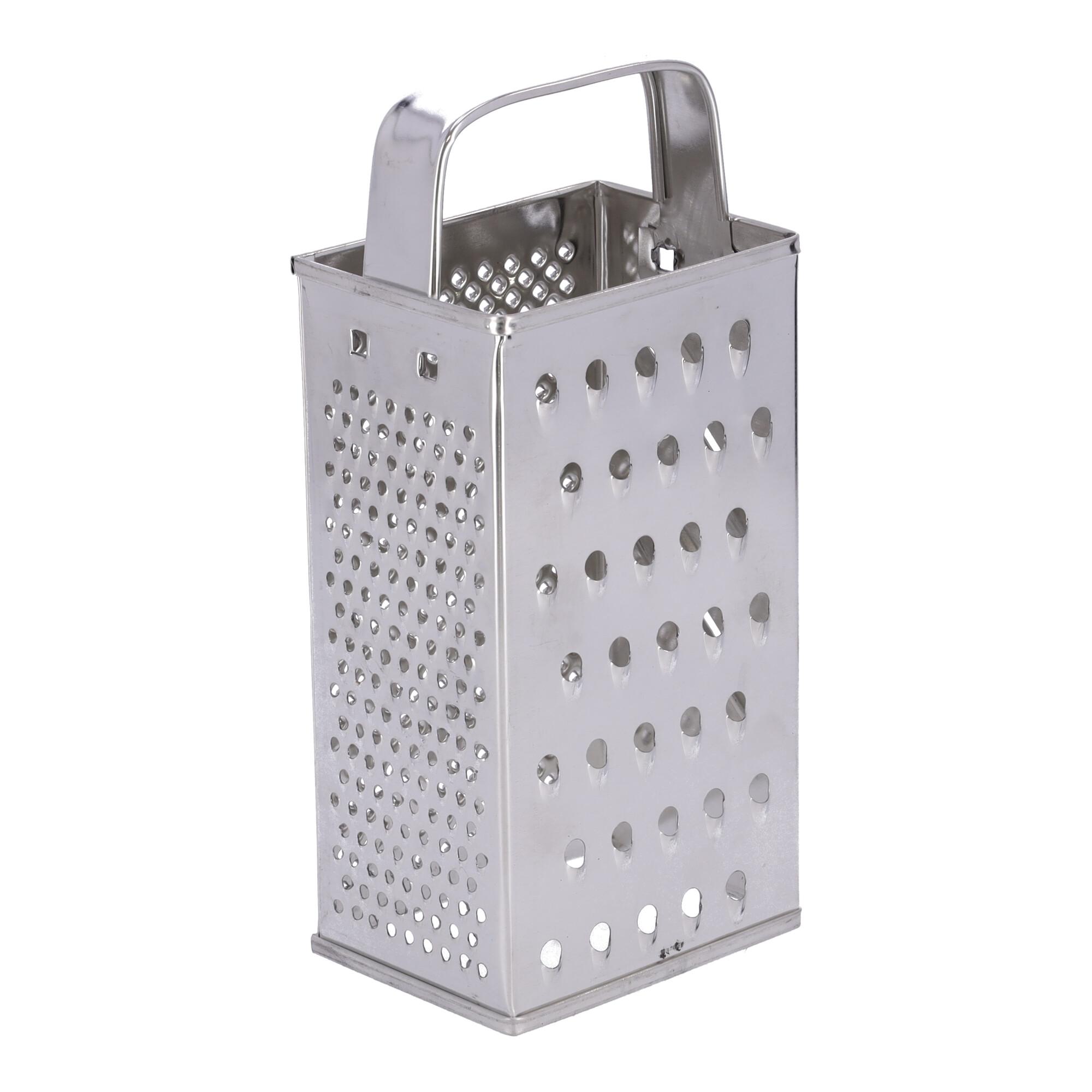 Four-sided kitchen metal grater