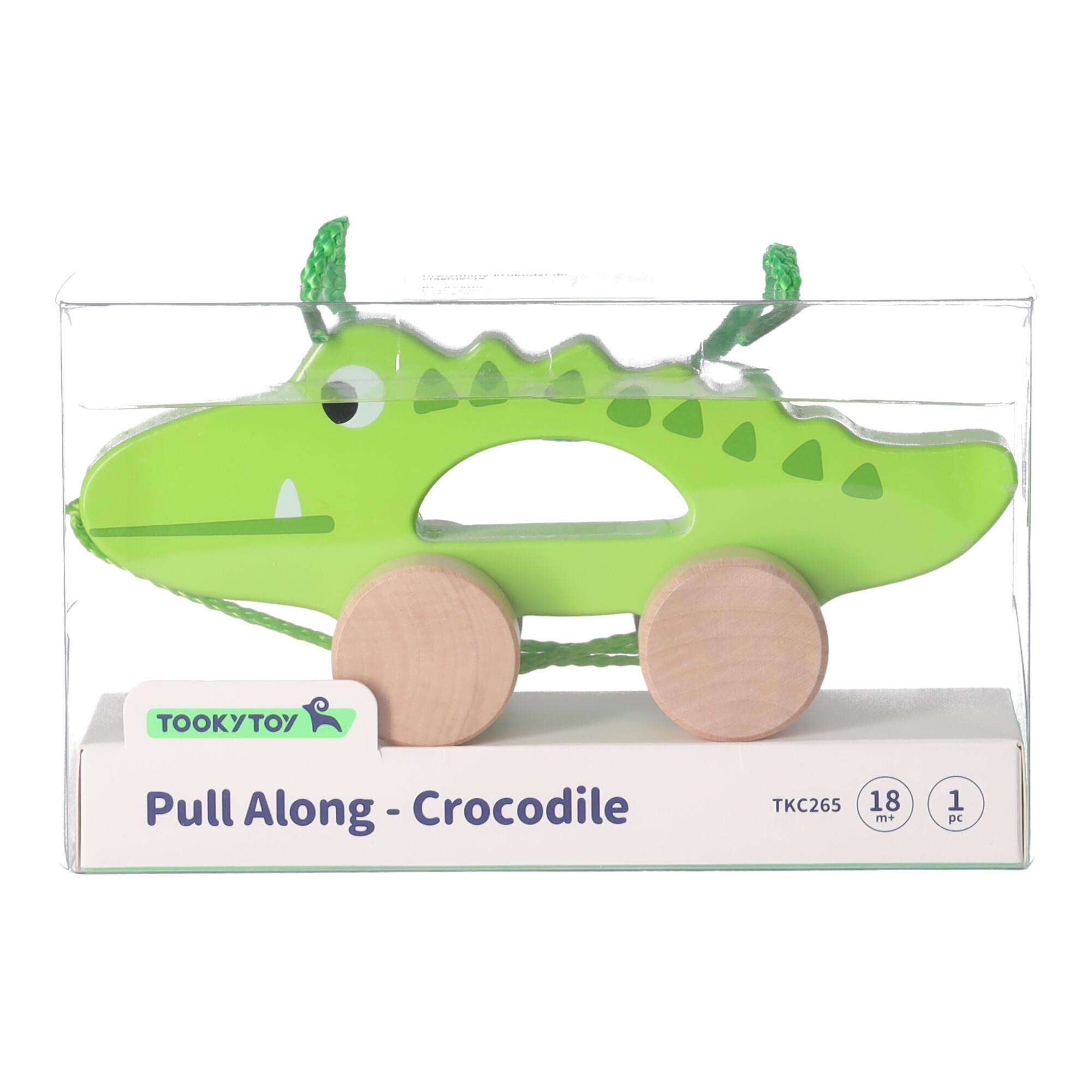 Drewniany krokodyl do ciągnięcia Tooky Toy