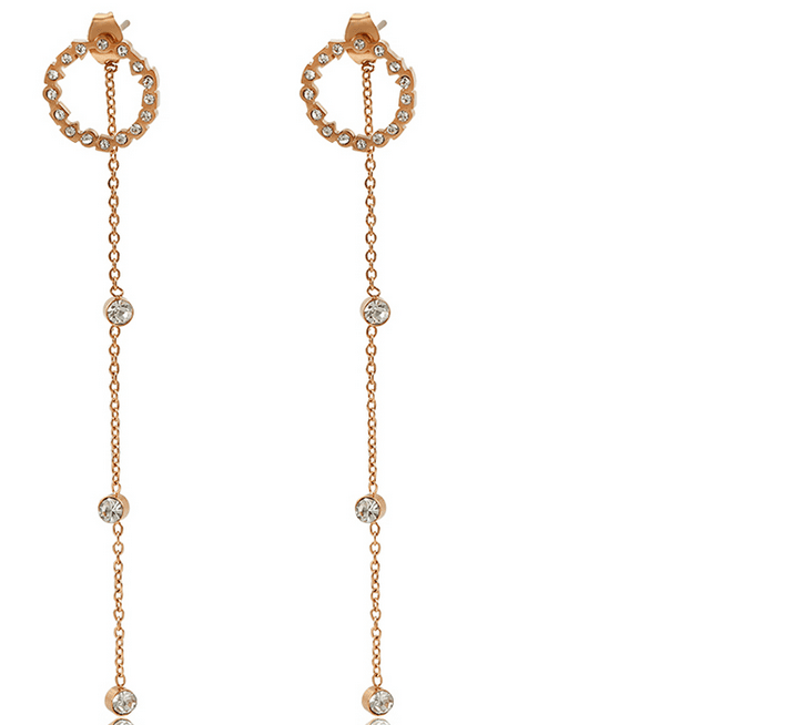 Earrings Hanging Xuping - rose gold